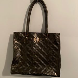 Tommy Hilfiger vegan black shoulder bag